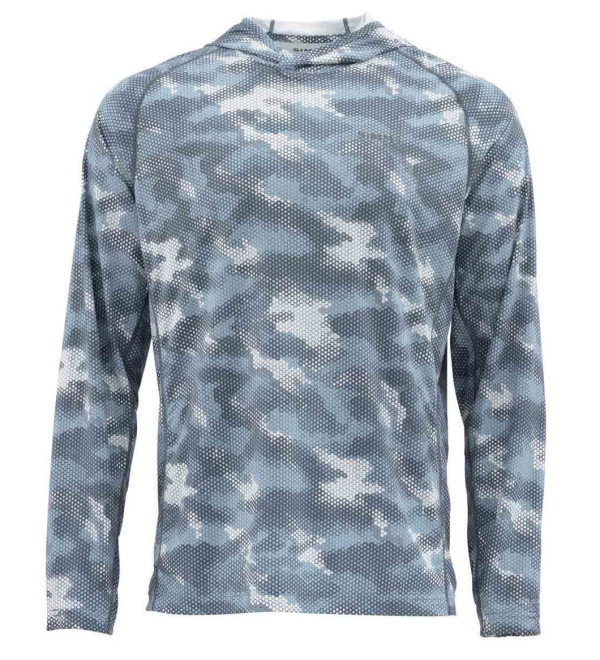 Simms Solarflex Hoody Hex Camo Storm Simms Solarflex Hoody Hex Camo Storm